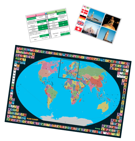 Globe Runner Game Boards